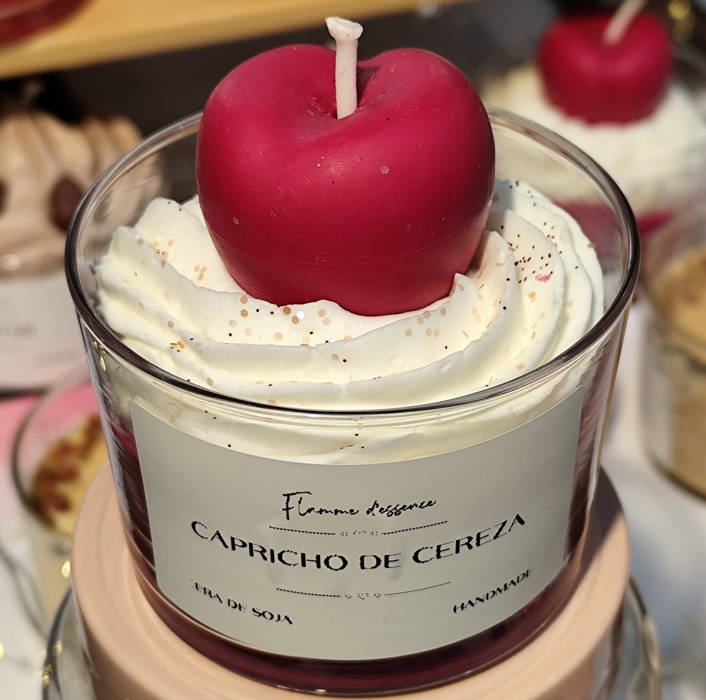 Vela Capricho de cereza