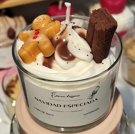 Vela Navidad especiada