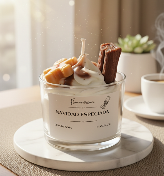 Vela Navidad especiada
